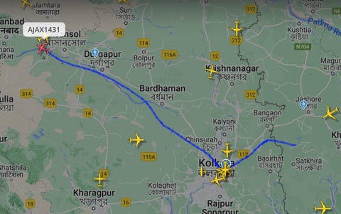 Sheikh Hasina was reportedly travelling in this flight